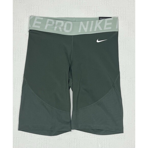 Nike Shorts Womens Compression Dri-Fit Pro Stretch Training Long Size M NEW - Picture 1 of 4